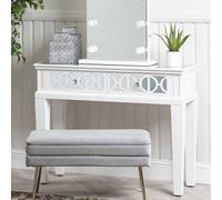 Chic Interiors White Wooden Console Table Santiago Collection