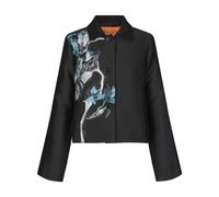 Chic Jacquard Jacket with Eco-Friendly Fabric - female - Stine Goya - Light Jackets - Black - S - Jackets S
