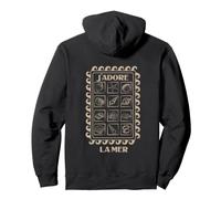 Chic J'adore La Mer Seashell Collector Waves Sea Ocean Lover Pullover Hoodie