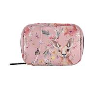 Chic Kangaroo Hot Pink medicine bag with Detachable Compartments convenient medication travel case