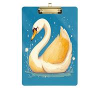 Chic Light Yellow Swanmilitary Clip Board Plastic for Nursing Student Trade Quest Size 9 x 12