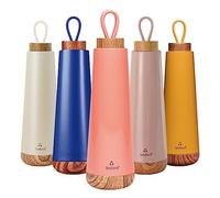 Chic Mic Unisex - Adult Bioloco Loop Insulated Flask, Coral, 7.5 cm x 7.5 cm x 28 cm