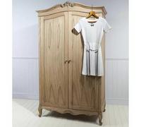 Chic Mindi Ash 2 Door Wardrobe - Weathered