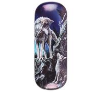 Chic Multicolor Guidance Glasses Cases by Lisa Parker - 4cm x 16cm (1 Pc.) Durable Plastic Case, Stylish Design - Portable Eyewear Protection - Ideal for Traveling