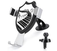 Chic Music Piano Keyboard Note Car Phone Holder Funny Phone Mount for Women Men