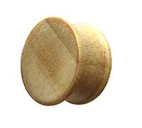 Chic-Net Tribal Plug/Tunnel/ear expander natural grain hand carved crocodile wood natural colour