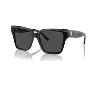 Chic Oversized Sunglasses with Glitter Details - unisex - Jimmy Choo - Sunglasses - Black - 55 MM - Accessories 55 MM