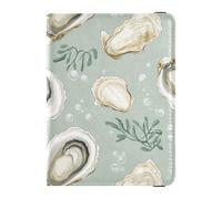 Chic Oyster Sage Green Passport and Vaccine Card Holder Combo Passport Case Travel Documents Wallet Passport Holder Case for Women and Men Waterproof