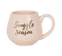 Chic Pink Snuggle Season Mug - 9.5cm x 14.2c (1 Pc.) - High Quality Ceramic Material - Perfect for Everyday Use