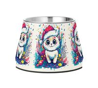 Chic Ragdoll Cat Dogs Feeding Bowls Elevated Stainless Steel Pets Bowl Stand for Dogs Cats Rabbits Birds Comfort Feeding