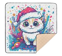 Chic Ragdoll Cat Large Sturdy Baby Gym & Activity Mat for Floor Cozy Breathable Activity Entertainment Mat for Babies Infants Toddlers, 50'' x 50''