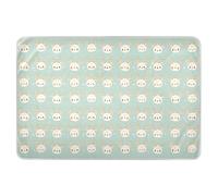 Chic Reindeer Face Extra Large Resuable Toddler Mattress Pads Highly Absorbent Bed Wetting Sheet Non-Slip Travel Mattress for Kids Bedwetting 52" L x 34" W