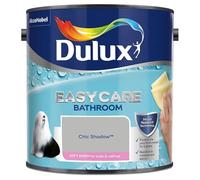 Chic Shadow Dulux Easycare Bathroom Soft Sheen Paint 2.5L - Moisture & Steam Resistant, Mould Protection, Washable Durable Finish for Bathroom Walls & Ceilings