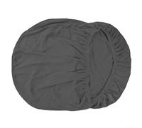 Chic Silver Fox Velvet Chair Cover Duckbill Design for Elegant Dining Rooms (Dark Gray)