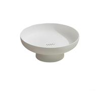 Chic Snack Tray for Displaying Fruits and Breads Lightweight Design for Effortless Handling (white)