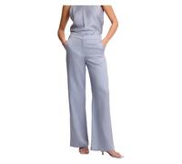 Chic Soft Full Length Trousers - female - Kocca - Wide Trousers - Blue - 2XL - Trousers 2XL