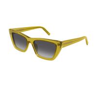 SAINT LAURENT SL 276 MICA 062 Woman Sunglasses Acetate Yellow Smoke Cat Eye