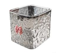 Chic Water Ripple Design Trash Can Perfect for Organized Waste Management (Gray)