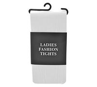 Chic White Ladies Tights, Pack of 1 - Perfect Accessory for Dance, Gymnastics, Everyday Wear, Parties, & More Halloween