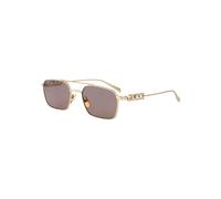 Gucci GG1804S 003 Woman Sunglasses Metal Gold Brown Squared
