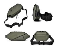 Chic Yet Functional Crossbody Sling Bag for Women Men - Lightweight Fanny Pack with Adjustable Strap, Clean Design Daypack Water-Resistant, Travel Running Hiking Waist Pouch, Gift Idea. (Green)