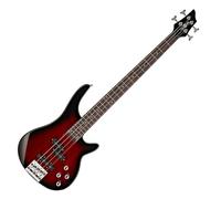 Chicago Bass Guitar by Gear4music Trans Red Burst