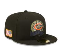 Chicago Bears NFL Cap (Size 7 7/8) New Era Salute To Service Hat - New