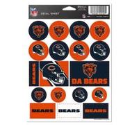 Chicago Bears Vinyl Sticker Sheet 5" x 7"