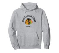 Chicago Blackhawks Official NHL Team Logo Hockey Fan Pullover Hoodie
