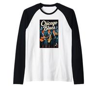 Chicago Blues Raglan Baseball Tee