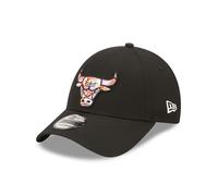 Chicago Bulls Cap Adjustable Mens 9Forty Seasonal Infill Black New Era