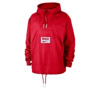 Chicago Bulls Club Courtside Men's Nike NBA Anorak - Red - Nylon M