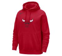 Chicago Bulls Club Men's Nike NBA Pullover Hoodie - Red - Cotton/Polyester S