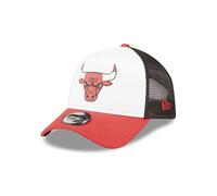 Chicago Bulls Mens 9Forty Team Colour Trucker White Bew Era Cap