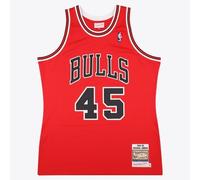 Chicago Bulls Michael Jordan NBA Basketball Jersey Authentic 1994-95 Red Road 45