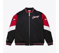 Chicago Bulls NBA Basketball Jacket Heavyweight Satin Mitchell & Ness Mens