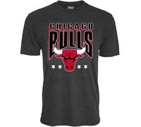 Chicago Bulls NBA Officially Licensed Tri-Blend T-Shirt Starters Black, XX-Large