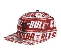 Mitchell & Ness Snapback Cap - Meat Paper Chicago Bulls - One Size White