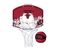 Chicago Bulls Paint Splatter Mini Basketball Hoop Set Red/white/black (One Size)