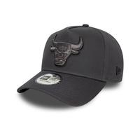 Chicago Bulls Team Outline Grey 9FORTY E-Frame Adjustable Cap