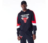 CHICAGO BULLS Unisex Basketball Pullover Hooded Sweatshirt, Black, M EU