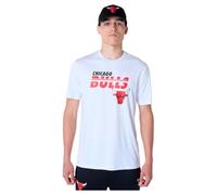 CHICAGO BULLS Unisex Short Slee_Chicago T-Shirt, White, M EU