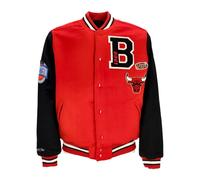 Chicago Bulls Varsity Jacket Red/Black - male - Mitchell & Ness - Bomber Jackets - Red - XL - Jackets XL