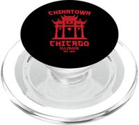 Chicago Chinatown Illinois Chinese American Loop South Side PopSockets PopGrip for MagSafe
