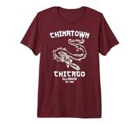Chicago Chinatown Illinois Chinese American Loop South Side Premium T-Shirt
