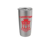Chicago Chinatown Illinois Chinese American Loop South Side Stainless Steel Insulated Tumbler