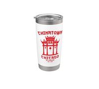 Chicago Chinatown Illinois Chinese American Loop South Side Stainless Steel Insulated Tumbler