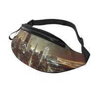 Chicago City Fanny Pack for Men Women Fashion Running Waist Packs Waterproof Crossbody Bags Everywhere Belt Bag with Adjustable Strap Sports Hip Pack for Travel Wallet
