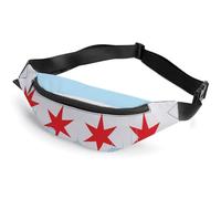 Chicago City Skyline Printed Crossbody Fanny Pack Fashion Waist Bag with Adjustable Strap for Men Women