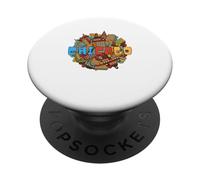 Chicago City State Illinois Downtown Urban Souvenirs PopSockets Adhesive PopGrip